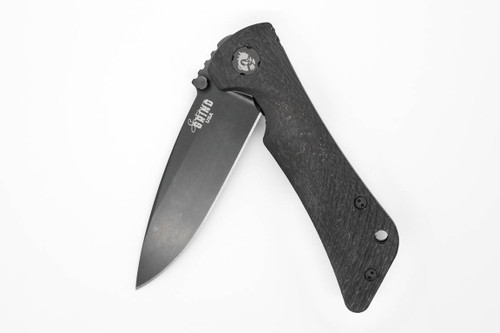 Southern Grind Spider Monkey - Folding Knife - Drop Point - Magnacut - Black Blade - Carbon Fiber Handle Southern Grind Spider Monkey - Folding Knife - Drop Point - Magnacut - Black Blade - Carbon Fiber Handle