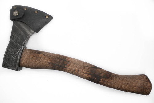 Wander Tactical: Drakkar German Style Axe - 5160 Carbon Steel - RAW Stripes Finish - Stained American Hickory Handle - WTKDEAX Wander Tactical: Drakkar German Style Axe - 5160 Carbon Steel - RAW Stripes Finish - Stained American Hickory Handle - WTKDEAX