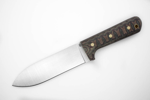 LT Wright Knives Gen 3 - Flat Grind - O1 Steel - Python Canvas Micarta - Matte Finish