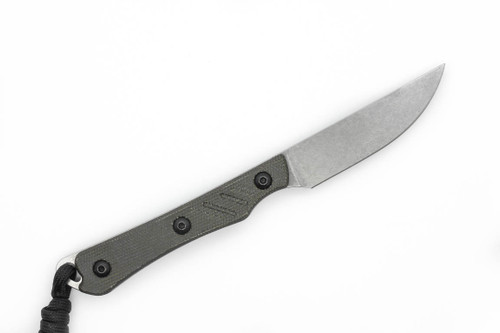 Smith & Sons Knives: Shoal - AEB-L Stainless Steel - OD Green Micarta Handle