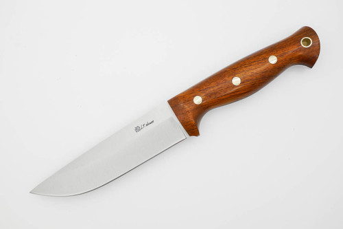LT Wright Knives Forest Trail - A2 Steel - Saber Grind - Desert Ironwood Handle - FREE Black Liners! - 3