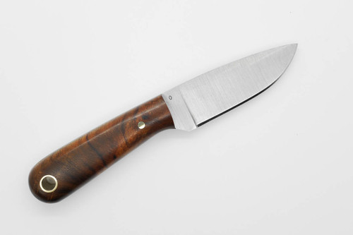 LT Wright Knives: Frontier First - O1 Tool Steel - Flat Grind - Desert Ironwood w/ Black Liners - 9