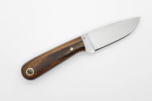 LT Wright Knives: Frontier First - O1 Tool Steel - Flat Grind - Desert Ironwood w/ Black Liners - 10