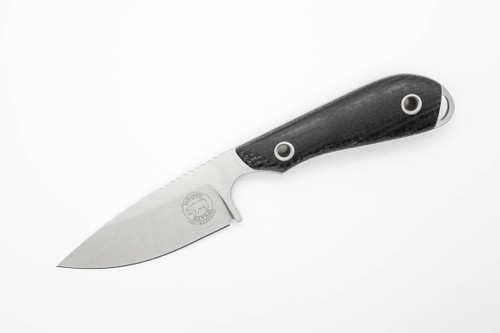 White River Knives M1 Caper - Black Burlap Micarta Handle - MagnaCut Stainless Steel