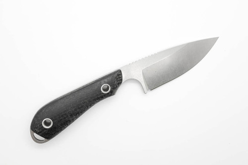 White River Knives M1 Caper - Black Burlap Micarta Handle - MagnaCut Stainless Steel