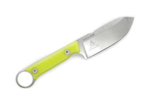 White River Knives Firecraft FC 3.5 Pro - Hi-Vis Textured G10 Handle - MagnaCut Steel White River Knives Firecraft FC 3.5 Pro - Hi-Vis Textured G10 Handle - MagnaCut Steel