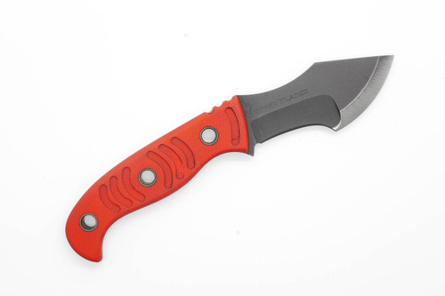 Dave Wenger Blades: Aphid Tracker - Nitro-V Stainless Steel - Red G10 - Kydex Sheath Dave Wenger Blades: Aphid Tracker - Nitro-V Stainless Steel - Red G10 - Kydex Sheath