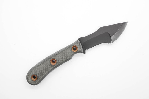 Dave Wenger Blades: Micro Tracker - CPM 3V Steel - Without Sawtooth - Black Canvas Micarta - Kydex Sheath Dave Wenger Blades: Micro Tracker - CPM 3V Steel - Without Sawtooth - Black Canvas Micarta - Kydex Sheath