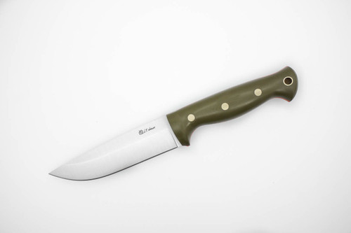 *Christmas Special* LT Wright Knives: Forest Trail - MagnaCut Steel - Saber Grind - OD Green G10 Handle - Orange Liners - Matte