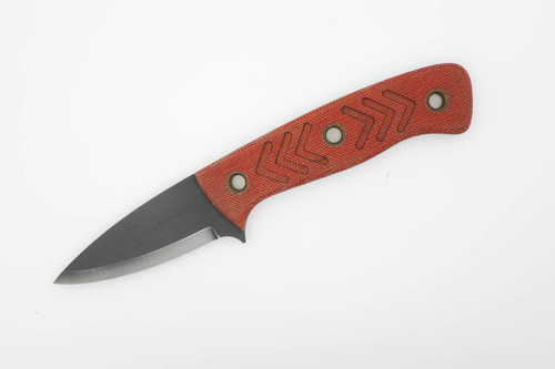 Dave Wenger Blades: Companion - CPM MagnaCut Steel - Burnt Orange Canvas Micarta - Kydex Sheath