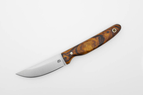 LT Wright Knives: APEX - A2 Steel - Saber Grind - Desert Ironwood w/ Black Liners Handle - 6