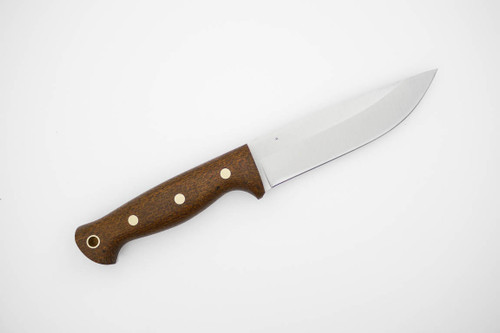 LT Wright Knives Forest Trail - A2 Steel - Saber Grind - Brown Burlap Handle - Matte Finish LT Wright Knives Forest Trail - A2 Steel - Saber Grind - Brown Burlap Handle - Matte Finish