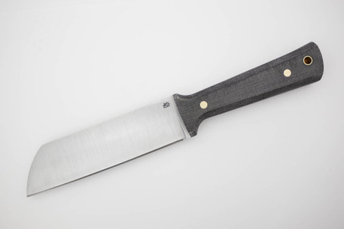 LT Wright Knives: The Regulator - Flat Grind - O1 Steel - Black Canvas Micarta - Matte Finish LT Wright Knives: The Regulator - Flat Grind - O1 Steel - Black Canvas Micarta - Matte Finish