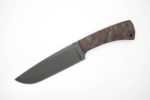 Winkler Knives - Lost Lake - 80CRV2 Steel - Flat Grind - Sculpted Brown Laminate Handle Winkler Knives - Lost Lake - 80CRV2 Steel - Flat Grind - Sculpted Brown Laminate Handle