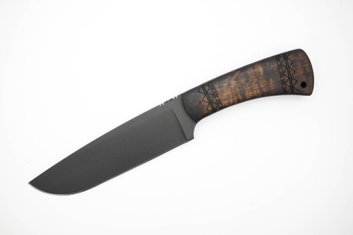 Winkler Knives - Lost Lake - 80CRV2 Steel - Flat Grind - Maple Handle - Tribal Artwork