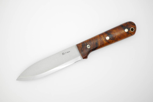 LT Wright Knives Gen 5 - A2 Steel - Scandi Grind - Desert Ironwood / FREE Black Liners! - 6