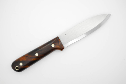 LT Wright Knives Gen 5 - A2 Steel - Scandi Grind - Desert Ironwood / FREE Black Liners! - 15