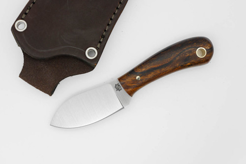 LT Wright Knives Lil Muk - Flat Grind - MagnaCut Steel - Desert Ironwood w/ FREE Black Liners - 7