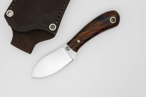 LT Wright Knives Lil Muk - Flat Grind - MagnaCut Steel - Desert Ironwood w/ FREE Black Liners - 8