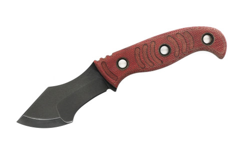 Dave Wenger Blades - Aphid Tracker - 2.625"CPM-3V Fixed Blade W/ Orange Canvas Micarta - Kydex Sheath