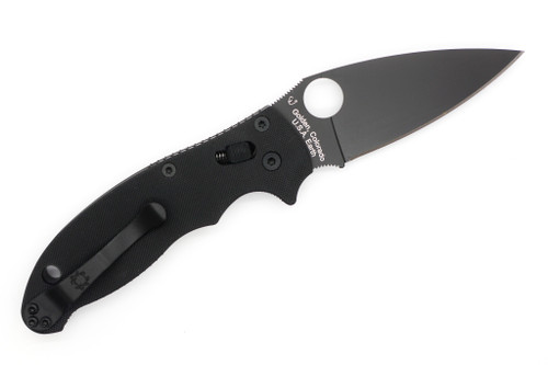 Spyderco Knives - Manix 2 - 3.37" S30V Steel Folding Pocket Knife w/ Black Textured G-10 Handle Spyderco Knives - Manix 2 - 3.37" S30V Steel Folding Pocket Knife w/ Black Textured G-10 Handle
