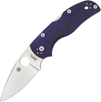 Spyderco Native 5 Lockback -  3" CPM S110V Stainless Steel Blade -  Blue G10 Handle Spyderco Native 5 Lockback -  3" CPM S110V Stainless Steel Blade -  Blue G10 Handle