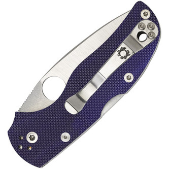 Spyderco Native 5 Lockback -  3" CPM S110V Stainless Steel Blade -  Blue G10 Handle Spyderco Native 5 Lockback -  3" CPM S110V Stainless Steel Blade -  Blue G10 Handle