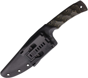 Stroup Knives: Bravo 4 Limited Edition, Fixed Blade Knife w/Black & Green Handle