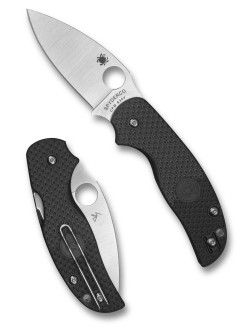 Spyderco Knives: Sage™ 5 Compression Lock Folding Knife - Lightweight - Black - SC123PBK Spyderco Knives: Sage™ 5 Compression Lock Folding Knife - Lightweight - Black - SC123PBK