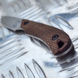 White River Knives - Smith & Sons: AXIOM - CPM Magnacut Steel - Natural Burlap Micarta White River Knives - Smith & Sons: AXIOM - CPM Magnacut Steel - Natural Burlap Micarta