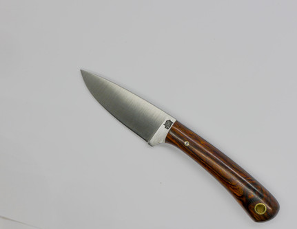 LT Wright Knives Frontier Valley - A2 - Flat Grind - Desert Ironwood - 9 - FREE BLACK LINERS!