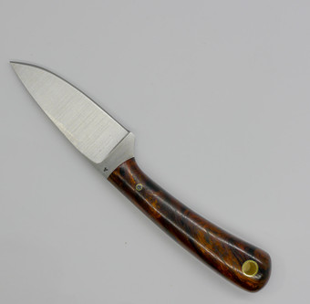 LT Wright Knives Frontier Valley - A2 - Flat Grind - Desert Ironwood - 11 - FREE BLACK LINERS!