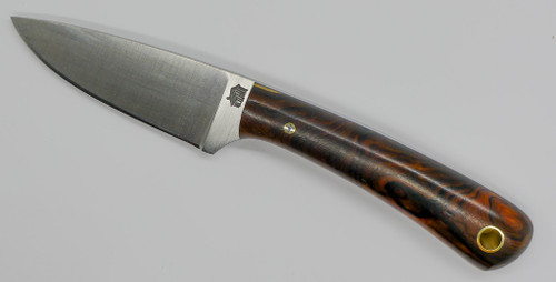 LT Wright Knives Frontier Valley - A2 - Flat Grind - Desert Ironwood - 20 - FREE BLACK LINERS!