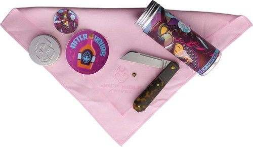 Jack Wolf Knives - After Hours Jack - Kirinite Tortoise Shell Hand Satin Jack Wolf Knives - After Hours Jack - Kirinite Tortoise Shell Hand Satin