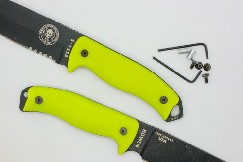 TKC 2.0 G10 Handle for ESEE 5/6  - Neon Yellow G-10 TKC 2.0 G10 Handle for ESEE 5/6  - Neon Yellow G-10