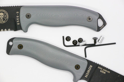 TKC 2.0 G10 Handle for ESEE 5/6  - Cool Gray G-10 TKC 2.0 G10 Handle for ESEE 5/6  - Cool Gray G-10