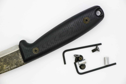 TKC:  G10 Handle for ESEE RB3 - Black TKC:  G10 Handle for ESEE RB3 - Black