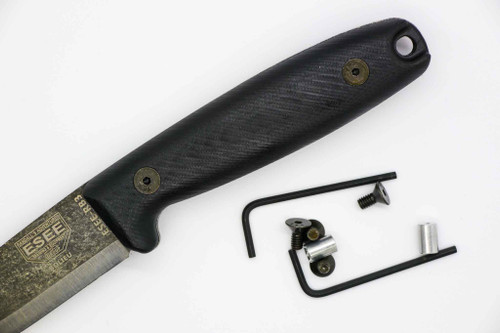 TKC:  G10 Handle for ESEE RB3 - Black TKC:  G10 Handle for ESEE RB3 - Black