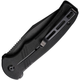 CIVIVI - Cogent Flipper - Black Stonewash 14C28N Steel - Button Lock - Black G10 Handle CIVIVI - Cogent Flipper - Black Stonewash 14C28N Steel - Button Lock - Black G10 Handle