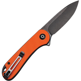 CIVIVI - Elementum - Black Stonewash D2 Steel - Folding Knife w/Linerlock - Orange G10 Handle CIVIVI - Elementum - Black Stonewash D2 Steel - Folding Knife w/Linerlock - Orange G10 Handle
