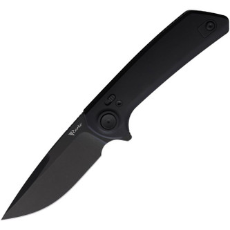 Reate Knives - PL-XF - Black PVD Nitro-V Blade - Folding Pocket Knife w/ Black Aluminum Handle Reate Knives - PL-XF - Black PVD Nitro-V Blade - Folding Pocket Knife w/ Black Aluminum Handle