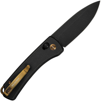 WE Knife Company - Nightblade - 2.98" Black Stonewash CPM 20CV Foldable Knife w/ Black Titanium Handle WE Knife Company - Nightblade - 2.98" Black Stonewash CPM 20CV Foldable Knife w/ Black Titanium Handle