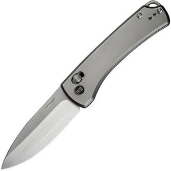 WE Knife Company - Nightblade - 2.98" Satin CPM 20CV Foldable Knife w/ Bead Blast Titanium Handle WE Knife Company - Nightblade - 2.98" Satin CPM 20CV Foldable Knife w/ Bead Blast Titanium Handle