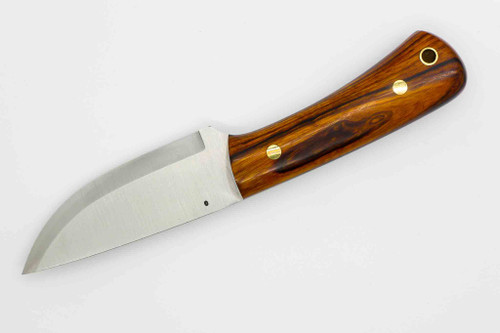 LT Wright Knives: XL Workhorse (Scandi Grind) Fixed Blade Knife - Desert Ironwood with Black Liners Handle - 5 LT Wright Knives: XL Workhorse (Scandi Grind) Fixed Blade Knife - Desert Ironwood with Black Liners Handle - 5