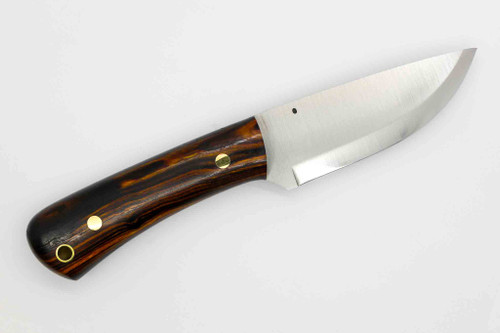 LT Wright Knives: XL Workhorse (Scandi Grind) Fixed Blade Knife - Desert Ironwood with Black Liners Handle - 12 LT Wright Knives: XL Workhorse (Scandi Grind) Fixed Blade Knife - Desert Ironwood with Black Liners Handle - 12