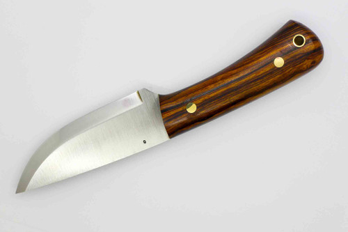 LT Wright Knives: XL Workhorse (Scandi Grind) Fixed Blade Knife - Desert Ironwood with Black Liners Handle - 13 LT Wright Knives: XL Workhorse (Scandi Grind) Fixed Blade Knife - Desert Ironwood with Black Liners Handle - 13