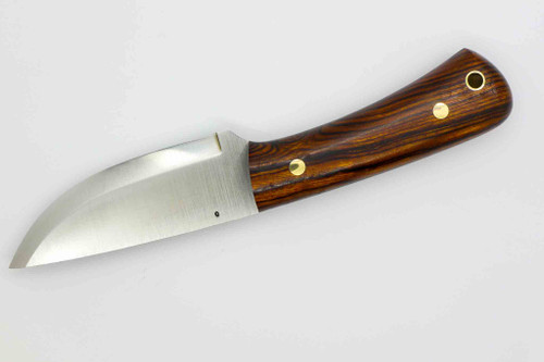 LT Wright Knives: XL Workhorse (Scandi Grind) Fixed Blade Knife - Desert Ironwood with Black Liners Handle - 15 LT Wright Knives: XL Workhorse (Scandi Grind) Fixed Blade Knife - Desert Ironwood with Black Liners Handle - 15