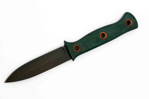 Dave Wenger Blades: Navigator - CPM 3V Steel - Green Burlap - Kydex Sheath Dave Wenger Blades: Navigator - CPM 3V Steel - Green Burlap - Kydex Sheath