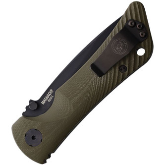 Southern Grind Spider Monkey - Folding Knife - Drop Point - Magnacut - Black Oxide Blade - OD Green G10 Handle Southern Grind Spider Monkey - Folding Knife - Drop Point - Magnacut - Black Oxide Blade - OD Green G10 Handle