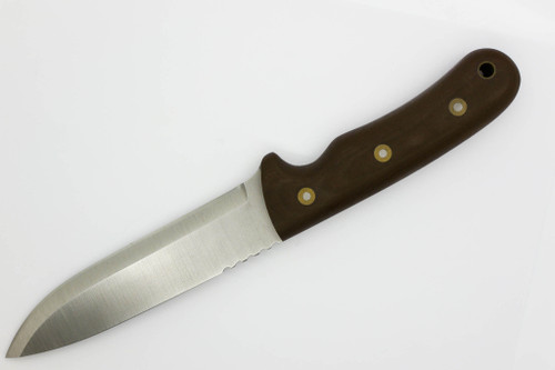 Battle Horse Knives - Pitbull XL - 01 Steel Fixed Blade w/ Green Canvas Micarta Handle Battle Horse Knives - Pitbull XL - 01 Steel Fixed Blade w/ Green Canvas Micarta Handle